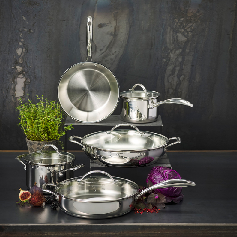Scanpan STS kasserolle med l�g 1,8 liter