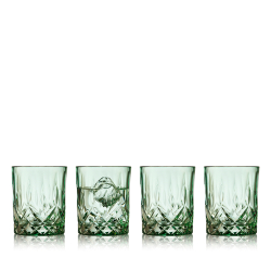 Lyngby Glas Sorrento whiskyglas grn 32 cl 4 stk.