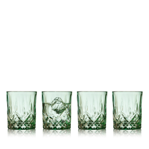 Lyngby Glas Sorrento whiskyglas grn 32 cl 4 stk.