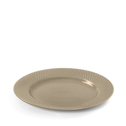Lyngby Porceln Rhombe Earth frokosttallerken 23 cm clay