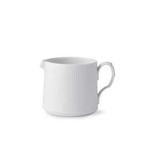 Royal Copenhagen Hvid Riflet kande hvid 0,7 liter