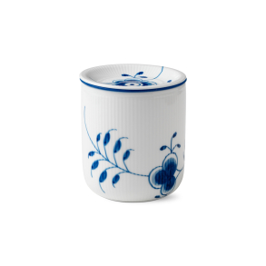 Royal Copenhagen Bl� Mega Riflet opbevaringskrukke mellem