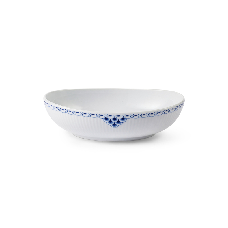 Royal Copenhagen Prinsesse oval sk�l hvid 75 cl