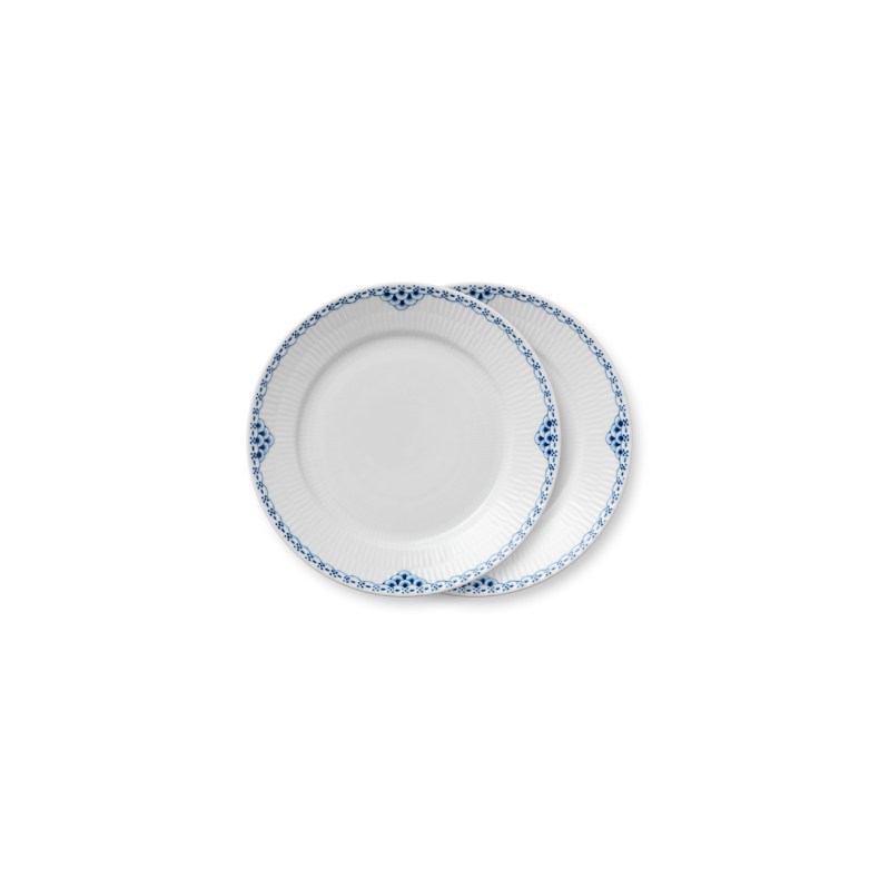 Royal Copenhagen Prinsesse tallerken bl� � 22 cm 2 stk