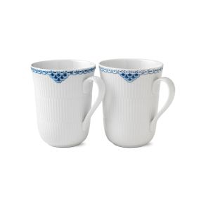 Royal Copenhagen Prinsesse krus bl� 36 cl 2-pak
