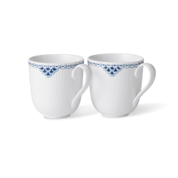 Royal Copenhagen Prinsesse krus bl� 37 cl 2 stk.