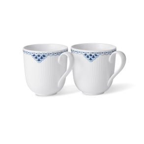 Royal Copenhagen Prinsesse krus bl� 37 cl 2 stk.