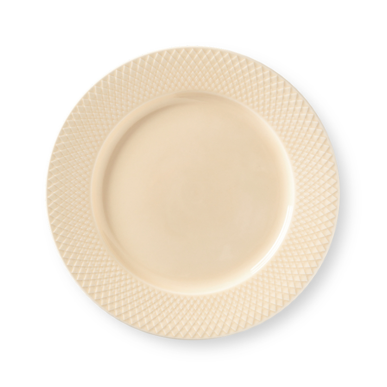 Lyngby Porceln Rhombe Earth middagstallerken 27 cm marble