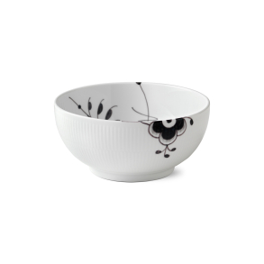 Royal Copenhagen Sort Mega Riflet sk�l � 21 cm 180 cl