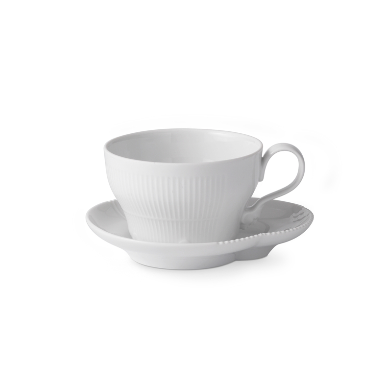 Royal Copenhagen Hvid Elements tekop hvid 26 cl