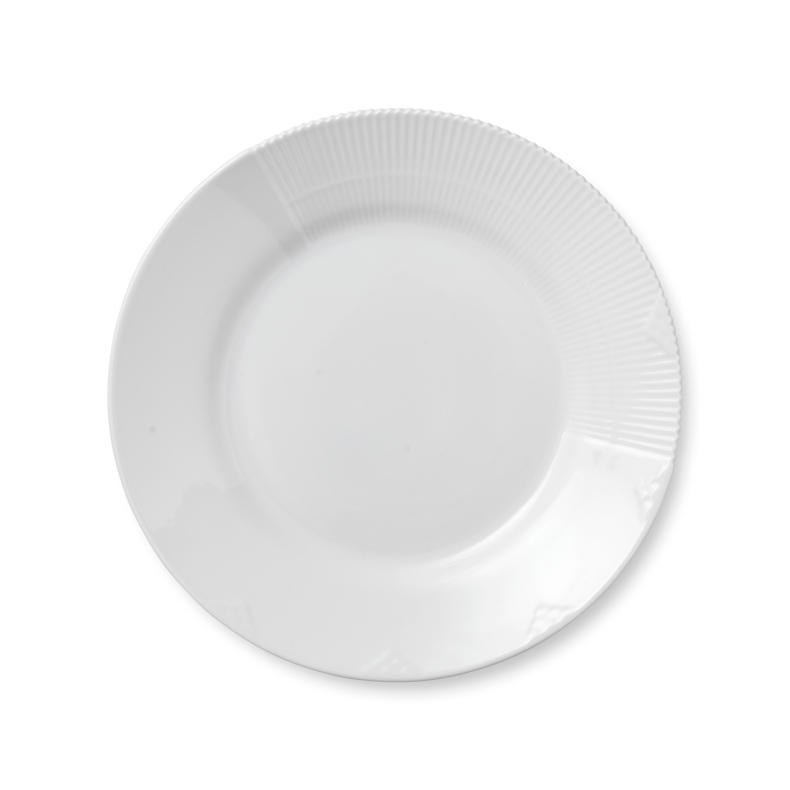 Royal Copenhagen Hvid Elements tallerken hvid 26 cm