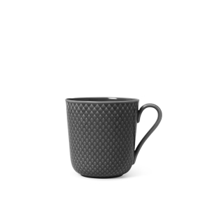 Lyngby Porceln Rhombe Earth krus med hank 39 cl slate