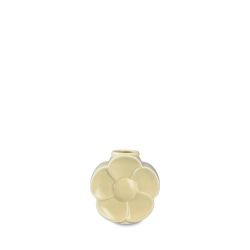 Lyngby Porcel�n Flower sm�rblomst vase sand H 11,5 cm