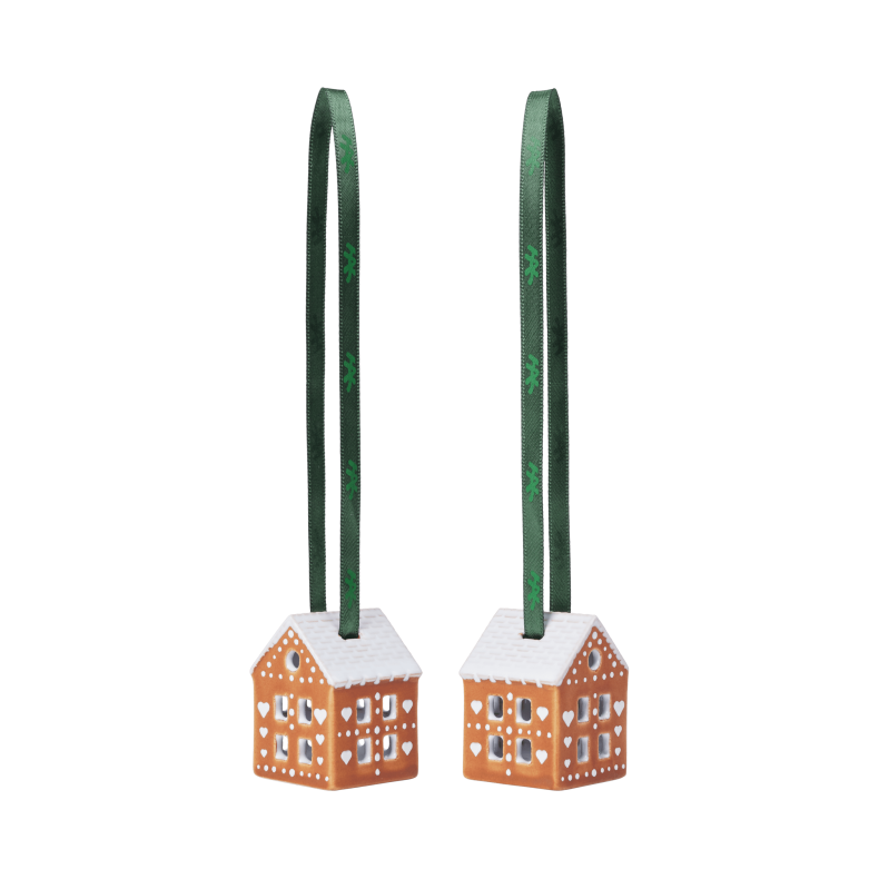 K�hler Juleoph�ng Gingerbread H5 brun 2 stk