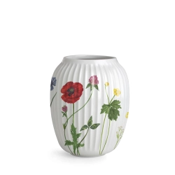 K�hler Hammersh�i Summer vase hvid H 21 cm