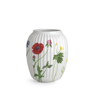 K�hler Hammersh�i Summer vase hvid H 21 cm