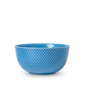 Lyngby Porcel�n Rhombe Color Sk�l Bl� 17,5 cm