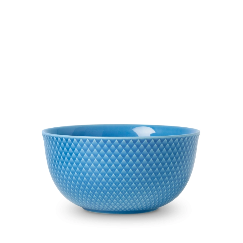Lyngby Porcel�n Rhombe Color Sk�l Bl� 17,5 cm