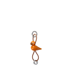 Kay Bojesen Fugle n�glering orange 4,5 cm