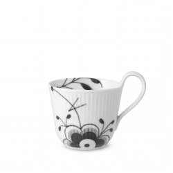Royal Copenhagen Sort Mega Riflet H�jhankskop 25 cl