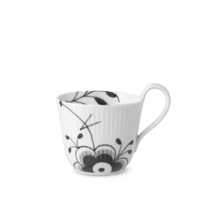 Royal Copenhagen Sort Mega Riflet H�jhankskop 25 cl