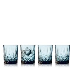 Lyngby Glas Sorrento whiskyglas bl 32 cl 4 stk.