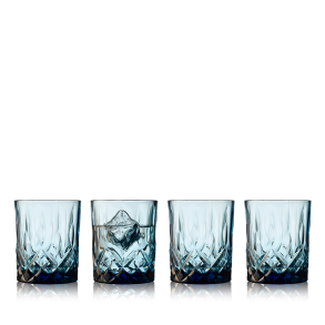 Lyngby Glas Sorrento whiskyglas bl 32 cl 4 stk.
