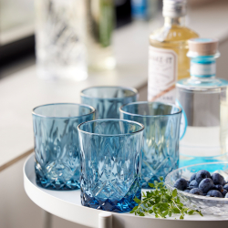 Lyngby Glas Sorrento whiskyglas bl 32 cl 4 stk.