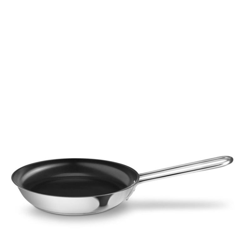 Eva Trio Recycled Stainless Steel stegepande med keramisk Slip-Let belgning 20 cm
