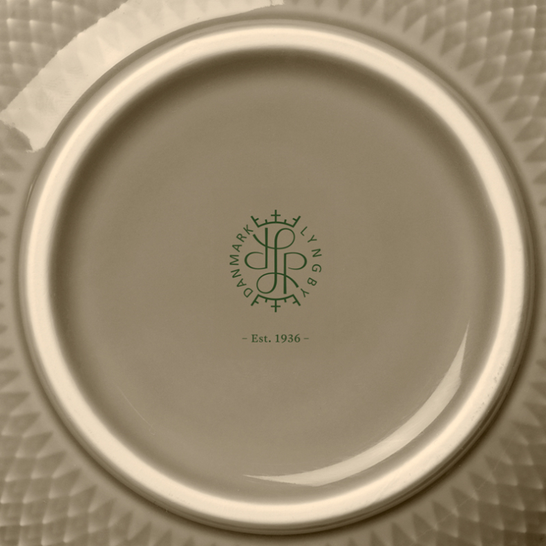 Lyngby Porceln Rhombe Earth skl 15,5 cm clay