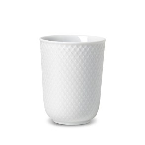 Lyngby Porceln Rhombe Krus Hvid 33 cl