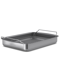 Eva Trio Professionel bradepande med keramisk belgning inkl. rist 35x25 cm