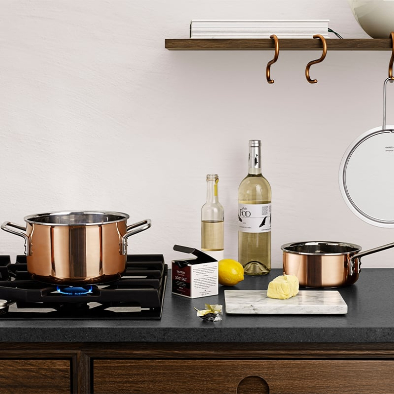 Eva Trio Copper gryde 3,9 liter