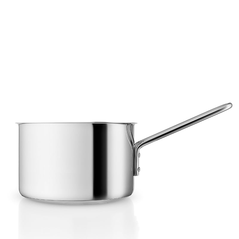 Eva Trio Recycled Stainless Steel kasserolle med keramisk Slip-Let� bel�gning 1,8 liter