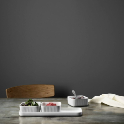 Eva Trio Legio Nova tapas-st med fad og tre skle