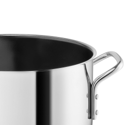 Eva Trio Recycled Stainless Steel gryde med keramisk Slip-Let belgning 4,8 liter