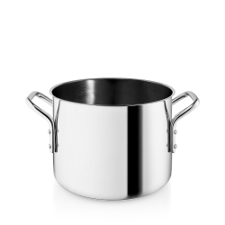 Eva Trio Recycled Stainless Steel gryde med keramisk Slip-Let belgning 2,2 liter