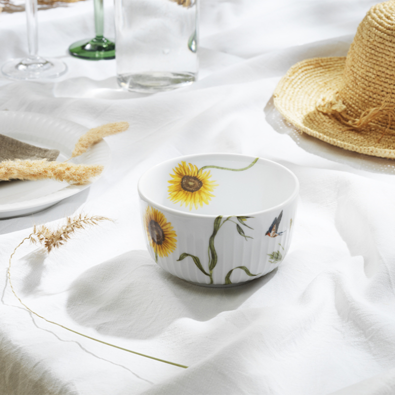 K�hler Hammersh�i Summer solsikke sk�l �12 cm
