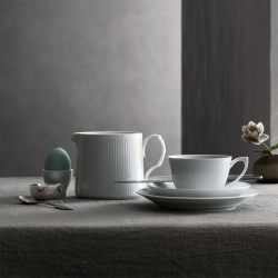 Royal Copenhagen hvid Riflet �ggeb�ger hvid