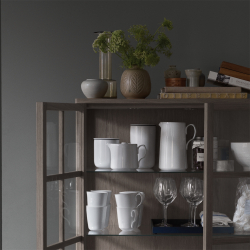 Royal Copenhagen hvid Riflet krus hvid 38 cl 2-pak