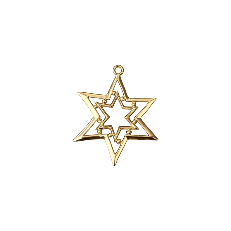 Rosendahl Karen Blixen Trille Stjerne H8 forgyldt