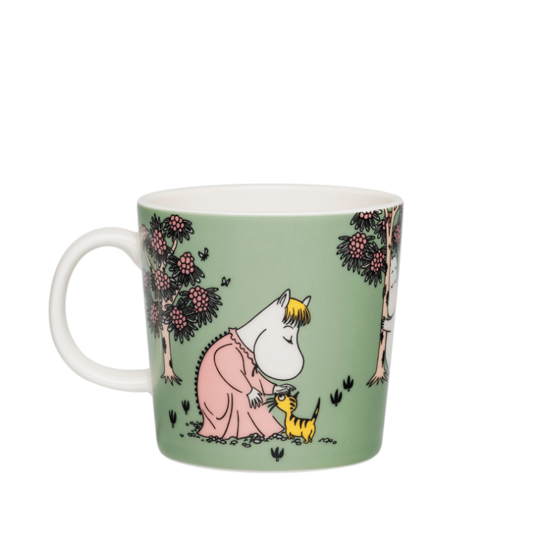 Moomin Arabia Omsorg lysegr�n krus 30 cl