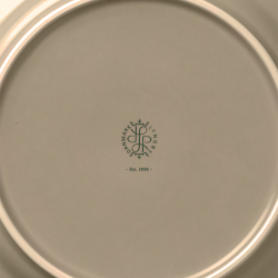 Lyngby Porceln Rhombe Earth frokosttallerken 23 cm clay