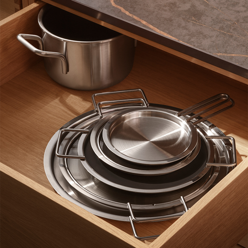 Eva Trio tallerkenl�g rustfrit st�l � 28 cm