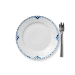 Royal Copenhagen Prinsesse flad tallerken bl� 19 cm