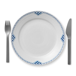 Royal Copenhagen Prinsesse flad tallerken bl� � 25 cm
