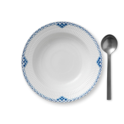 Royal Copenhagen Prinsesse dyb tallerken bl� 21 cm