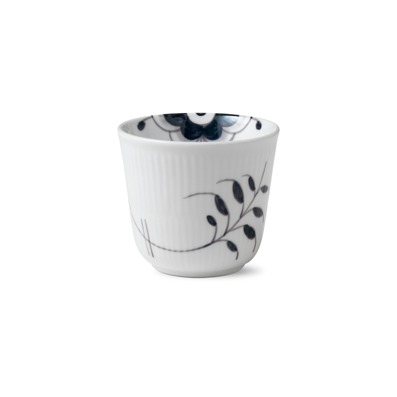 Royal Copenhagen Sort Mega Riflet termokop 26 cl
