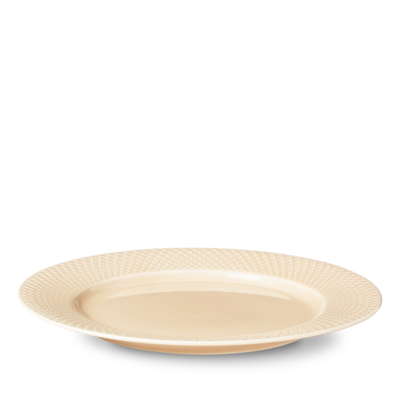 Lyngby Porcel�n Rhombe Earth middagstallerken �27 cm marble
