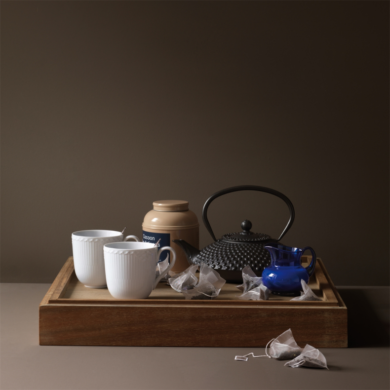 Royal Copenhagen Hvid Halvblonde krus hvid 37 cl